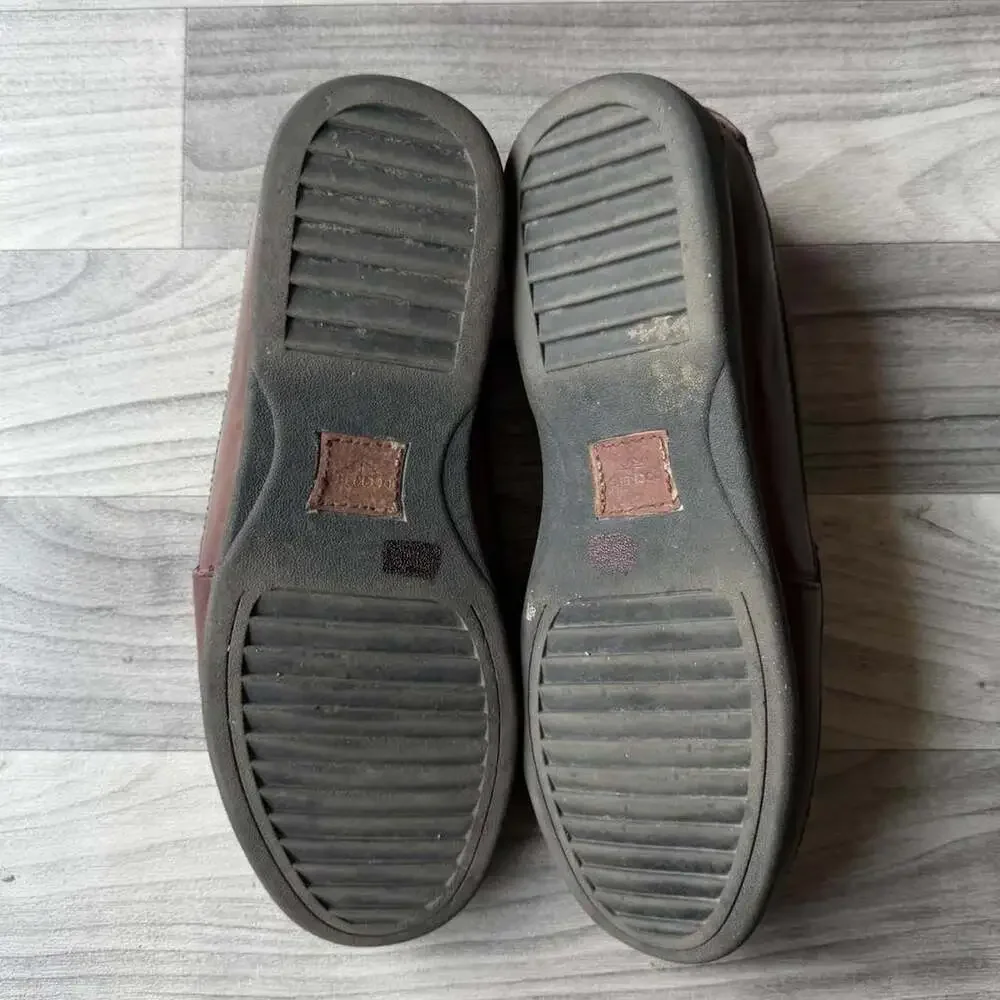 Dockers Brown Leather Tassel Loafers Men's 12M